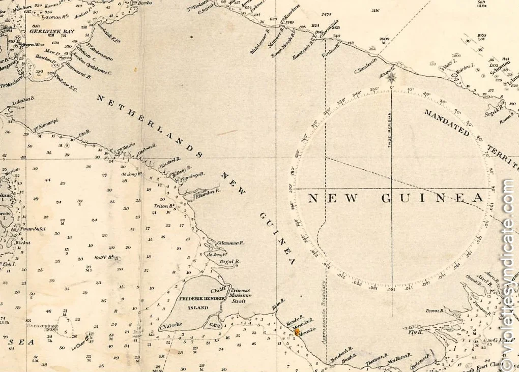 British Admiralty Map 1934 - Violettesyndicate-L