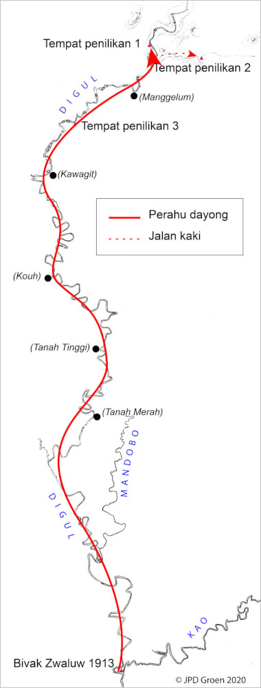 peta perjalanan 1913